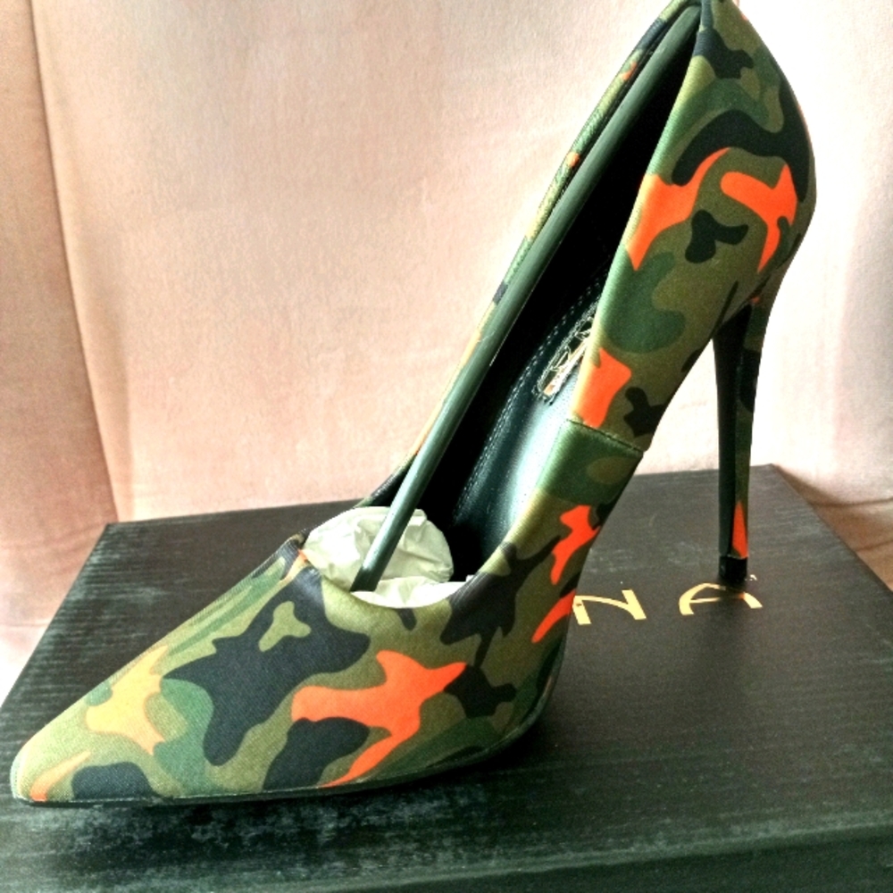 High heel Pumps Camo
